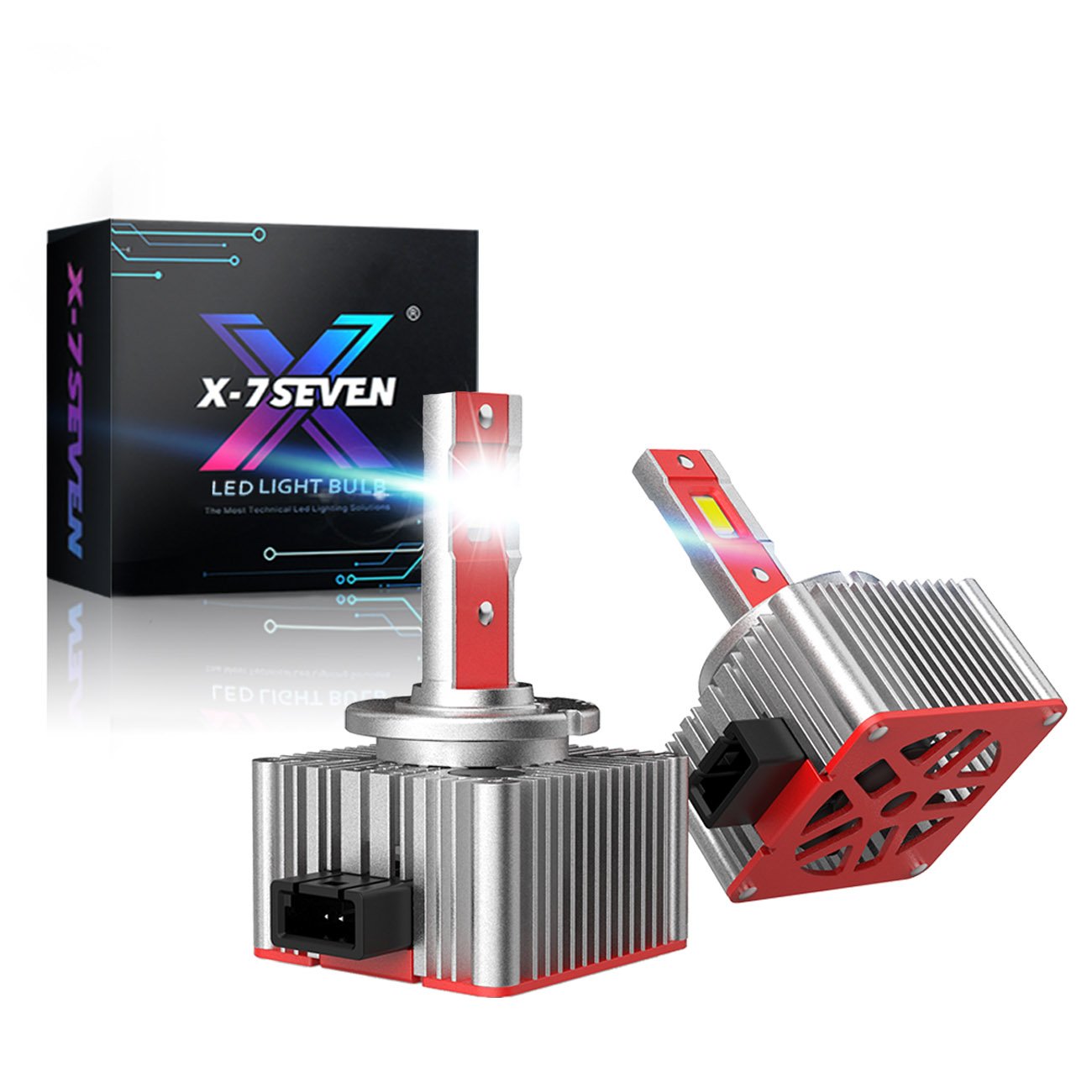 X-7SEVEN D Series Auto Led Headlight 110W 6500K 26000LM D1S D2S D2R D3S Xenon White Universal LED Headlight for Car Accessories